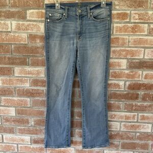7 For All Mankind Cropped Bootcut Jeans Size 28